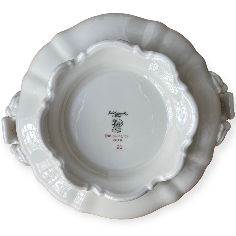 HUTSCHENREUTHER Hamilton Round Covered Vegetable Casserole Tureen Gold T… - Picture 7 of 16